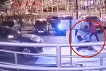 Видео с камеры наблюдения, запечатлевшей момент преступления