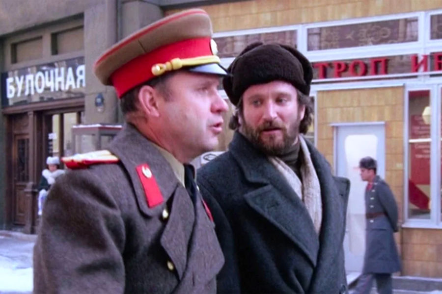 <b>&laquo;Москва на&nbsp;Гудзоне&raquo; (1984)</b>
<br><Br>
В&nbsp;комедийной мелодраме Пола Мазурски Уильямс сыграл саксофониста московского цирка Владимира Иванова, который во время зарубежных гастролей принимает решение не возвращаться на&nbsp;родину и остаться в&nbsp;США навсегда. Критики высоко оценили и эту работу актера, вновь номинировав его на&nbsp;&laquo;Глобус&raquo;.