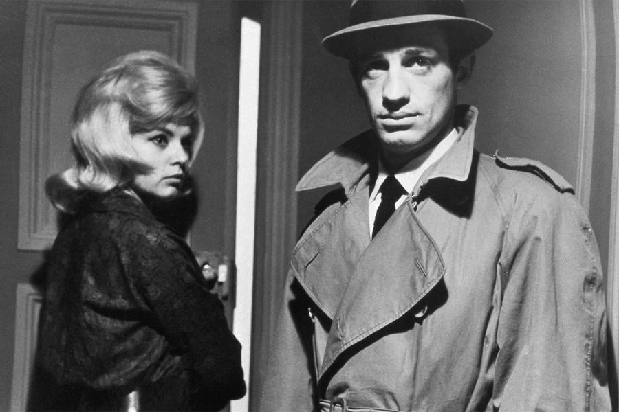 Моника Хеннесси и Жан-Поль Бельмондо в&nbsp;фильме «Стукач» (1962) 