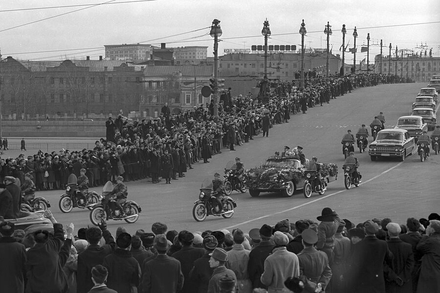Встреча экипажа космического корабля &laquo;Восход-2&raquo; в&nbsp;Москве, 23&nbsp;марта 1965&nbsp;года