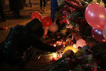Акция памяти у метро «Октябрьское Поле» в Москве