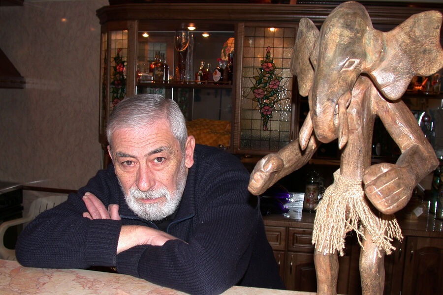 Вахтанг Кикабидзе у&nbsp;себя дома, 2007&nbsp;год