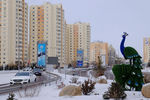 Автомобильное движение на проспекте Республики в Нур-Султане (ранее Акмолинск, Целиноград, Акмола, Астана?)