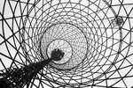 Шуховская башня на территории телецентра на Шаболовке, 1979 год