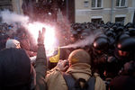 Участники акции протеста в центре Киева
