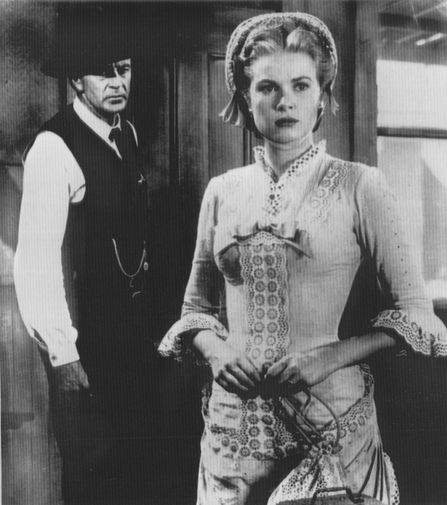 Гэри Купер и Грейс Келли и в&nbsp;фильме &laquo;Ровно в&nbsp;полдень&raquo; (1952)