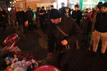 Акция памяти у метро «Октябрьское Поле» в Москве