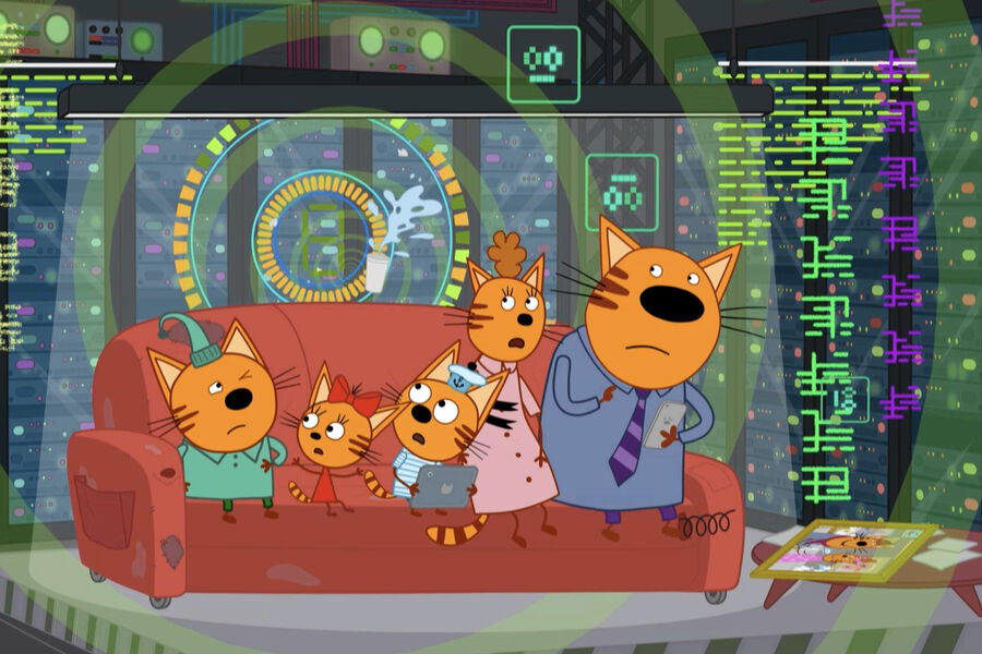 <b>«Три кота. Путешествие во времени», реж. Дмитрий Высоцкий</b>
<br><br>
<b>Где и когда смотреть:</b> в&nbsp;кино &mdash; с&nbsp;11 декабря
<br><br>
Специальный часовой выпуск «Трех котов» к&nbsp;десятилетию миу-миу-миу-миу-франшизы. По&nbsp;сюжету Коржик, Карамелька и Компот случайно отправляются в&nbsp;путешествие по&nbsp;разным эпохам и становятся свидетелями знакомства мамы и папы.