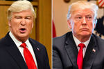 Актер Алек Болдуин (слева) и президент США Дональд Трамп (коллаж)