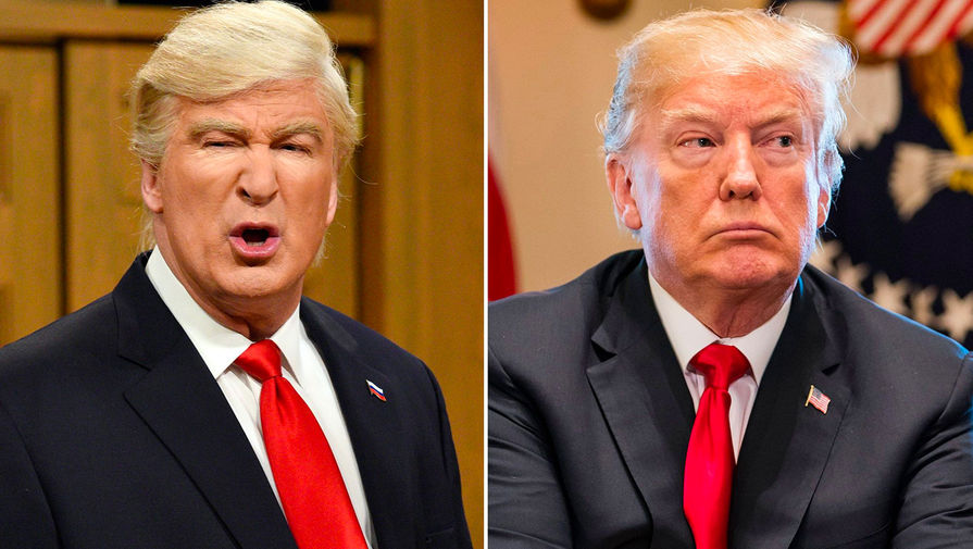 Актер Алек Болдуин (слева) и президент США Дональд Трамп (коллаж)