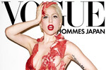 <b>Леди Гага, Vogue Hommes Japan, 2010</b>
<br><br>
«Мясное платье» американской певицы Леди Гаги, созданное для нее дизайнером Франком Фердинандом, наделало много шума: звезду критиковали далеко не только защитники животных и вегетарианцы. Широкой публике наряд был представлен 12 сентября 2010 года, когда звезда появилась в нем на 27-й церемонии музыкальных наград MTV Video Awards в Лос-Анджелесе.
<br><br>
Однако не все знают, что знаменитому «мясному платью» предшествовало не менее эпатажное «мясное бикини», в котором Леди Гага снялась для обложки японского Vogue Homme, — автором снимка стал фотограф и клипмейкер Терри Ричардсон. Досталось за эту обложку всем — и певице, и Vogue, и Терри Ричардсону, которого, помимо прочего, обвинили в плагиате (по мнению колумниста издания Entertainment Weekly, фотограф позаимствовал идею с мясным бикини у авторов шоу «Топ-модель по-американски»).