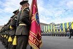 Во время военного парада по случаю 26-й годовщины независимости Украины, 24 августа 2017 года