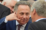 Виталий Мутко перед началом матча группового этапа чемпионата Европы по футболу - 2016 между сборными командами Англии и России