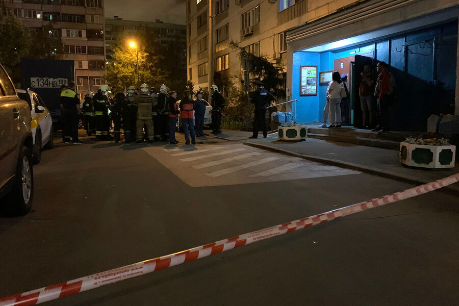 Следственные мероприятия около&nbsp;многоквартирного жилого дома на&nbsp;Алма-Атинской улице, 29&nbsp;июля 2022&nbsp;года 