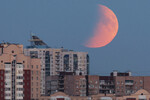 Полное лунное затмение в Санкт-Петербурге, 7 сентября 2025 года