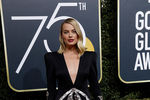 Марго Робби на красной дороже 75-й церемонии вручения премии «Золотой глобус», 8 января 2018 года