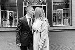 Иван Обляков и Наталья Лаугина в день свадьбы, 2021 год