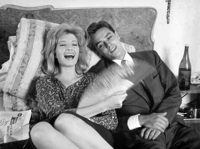 Моника Витти и Ален Делон в фильме «Затмение» (1962)