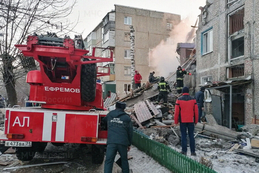 Обрушение в&nbsp;результате взрыва бытового газа подъезда жилого дома в&nbsp;городе Ефремов, Тульская область, 7&nbsp;февраля, 2023&nbsp;год