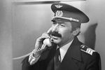 Вахтанг Кикабидзе на съемках фильма Георгия Данелии «Мимино», 1979 год