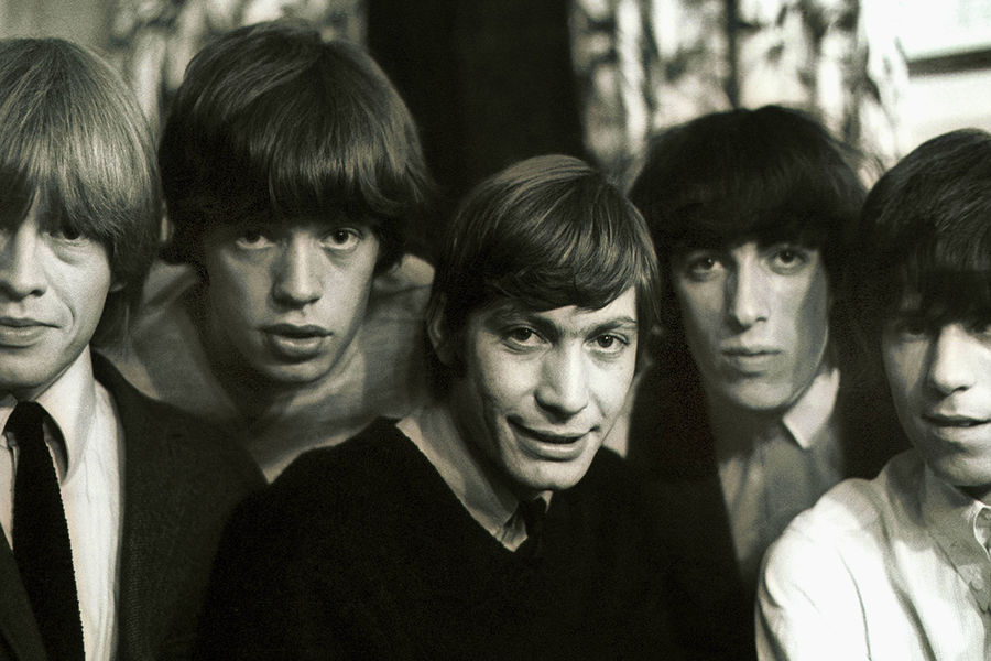 Группа &laquo;The Rolling Stones, 1969&nbsp;год. Слева направо: Брайан Джонс (1942-1969), Мик Джаггер, Чарли Уоттс, Билл Уаймен и Кит Ричардс 