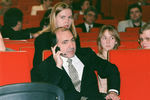 1996. Заместитель секретаря Совета безопасности РФ Борис Березовский в зрительном зале на концерте Тины Тернер.