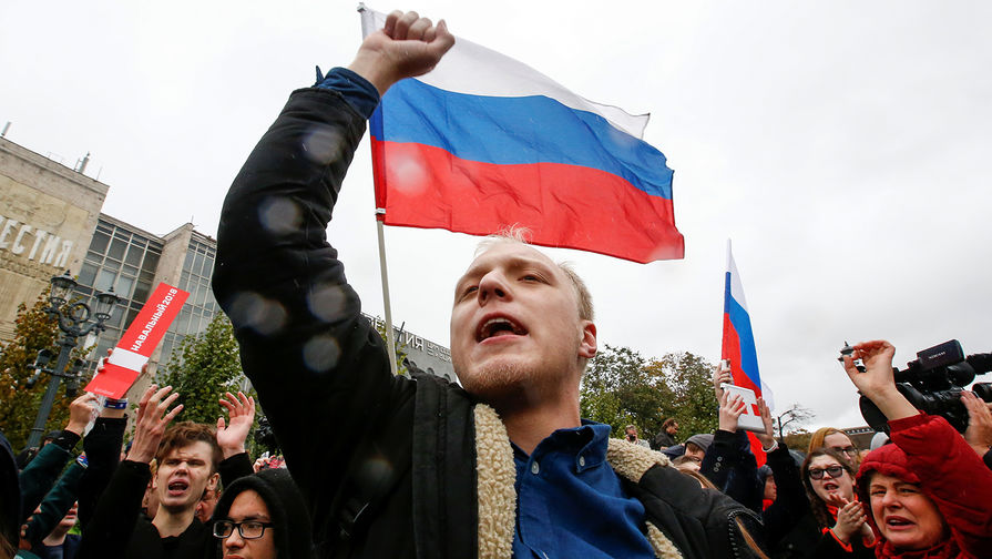 Акции протеста на&nbsp;Пушкинской площади 7&nbsp;октября 2017