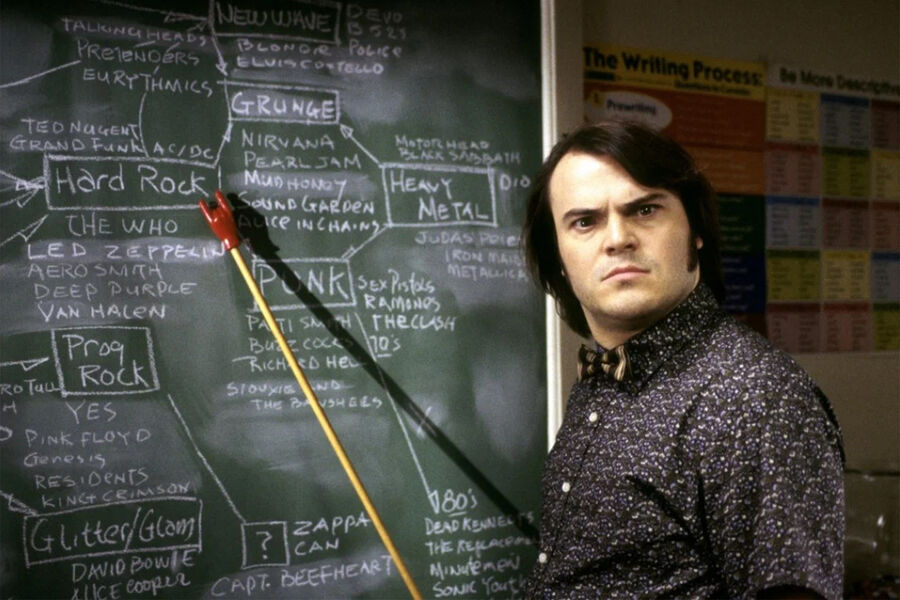 Кадр из&nbsp;фильма &laquo;Школа рока&raquo; (2003)