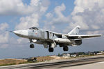 Су-24М на российской авиабазе в Сирии