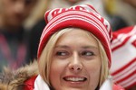 Улыбающаяся Мария Шарапова