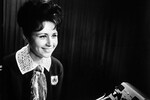 Диктор Центрального телевидения Гостелерадио СССР Светлана Моргунова, 1966 год