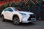 Гибридная версия Lexus NX в комплектации F Sport отличается более агрессивной решеткой радиатора и 18-дюймовыми легкосплавными дисками