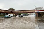 Ситуация на Дмитровском шоссе после ливня в Москве, 15 июля 2025 года