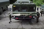 Подготовка к пуску крылатых ракет «Оникс» берегового комплекса «Бастион»
