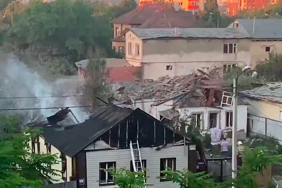 Последствия обстрелов в&nbsp;Белгороде, 3&nbsp;июля 2022&nbsp;года