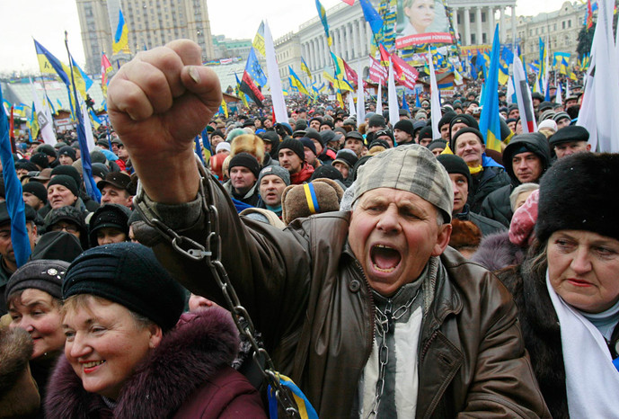Воскресный митинг на Майдане Независимости
