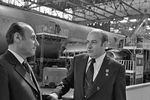 1979 год. Генеральные конструкторы Герои Социалистического труда Генрих Васильевич Новожилов (слева) и Алексей Андреевич Туполев