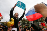 Акции протеста на Пушкинской площади 7 октября 2017