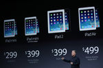 Вице-президент Apple по маркетингу Филипп Шиллер представляет новые планшеты iPad