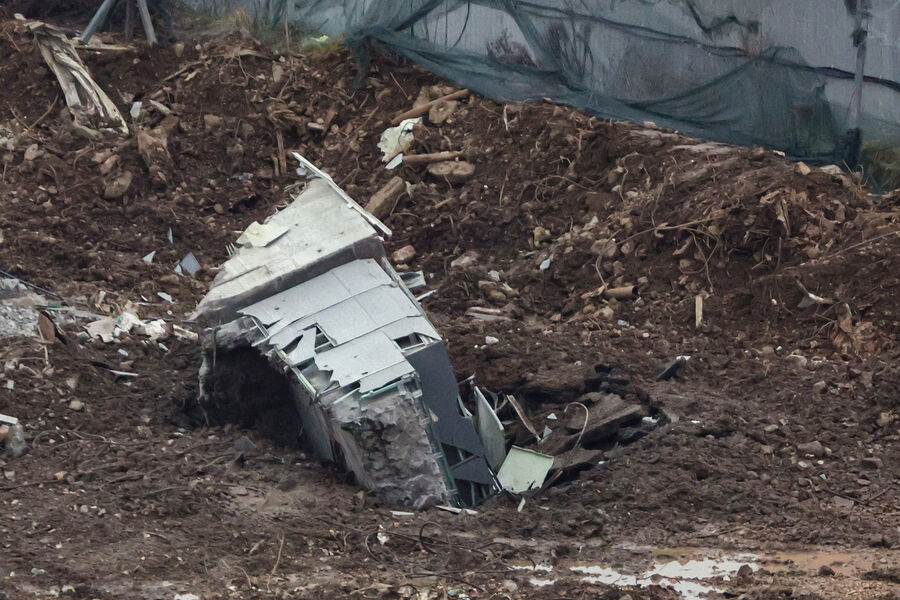 Вид на&nbsp;территорию горнолыжного комплекса &laquo;Снежком&raquo;, где при&nbsp;демонтаже произошло обрушение части колонны, 11&nbsp;ноября 2025&nbsp;года