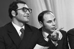 Главный редактор главной редакции спортивных программ ЦТ Гостелерадио СССР, чемпион мира по вольной борьбе Александр Владимирович Иваницкий, 1973 год