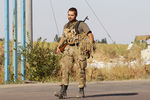 Боец батальона «Азов» (организация запрещена в России) 