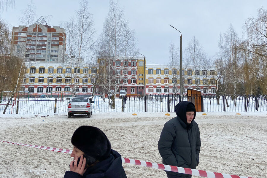 Здание гимназии № 5, где произошла стрельба, 7&nbsp;декабря 2023&nbsp;года