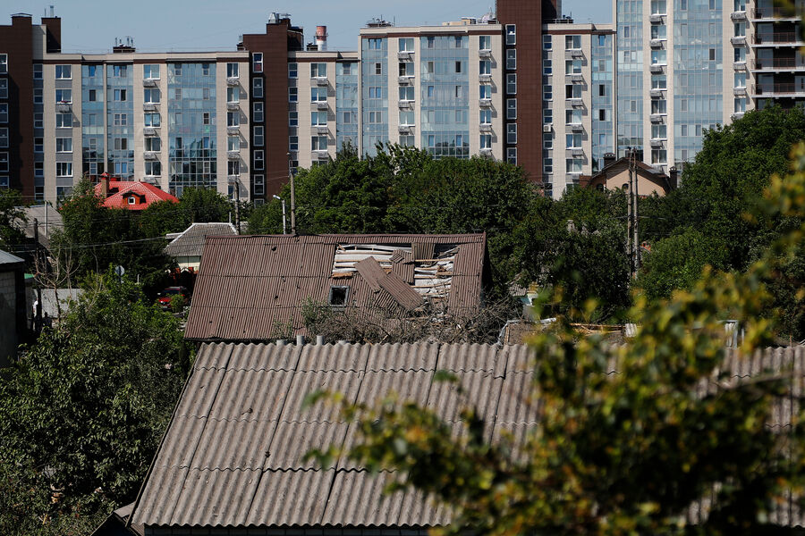 Последствия обстрелов в&nbsp;Белгороде, 3&nbsp;июля 2022&nbsp;года