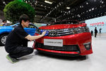Автомобиль Toyota Corolla на Пекинском автосалоне