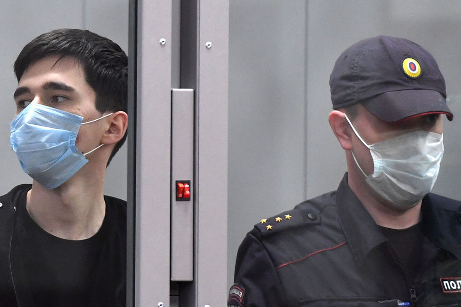 Ильназ Галявиев в&nbsp;зале заседаний Советского районного суда Казани, 12&nbsp;мая 2021&nbsp;года 
