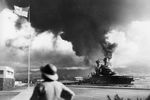 Во время нападения Японии на Перл-Харбор, 7 декабря 1941 года