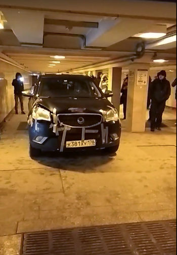 Ситуация в&nbsp;подземном переходе у&nbsp;станции метро «Московская» в&nbsp;Санкт-Петербурге, 21 февраля 2018 года