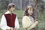 Александр Галибин и Вера Новикова в сцене из фильма «Ослиная шкура» (1982)
