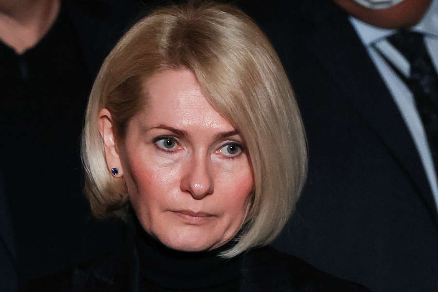 Вице-премьер РФ Виктория Абрамченко на&nbsp;церемонии прощания с&nbsp;лидером ЛДПР Владимиром Жириновским в&nbsp;Колонном зале Дома Союзов в&nbsp;Москве, 8&nbsp;апреля 2022&nbsp;года